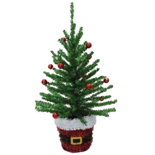 Youngcraft 18 In. H. Green Tinsel Tree